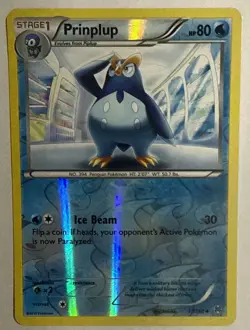 Pokemon TCG Card - XY Breakthrough Reverse Holo Foil - Prinplup 37/162 NM - Image 1