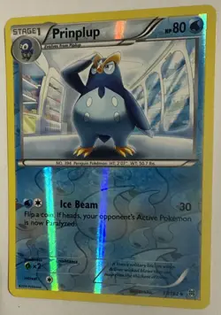 Pokemon TCG Card - XY Breakthrough Reverse Holo Foil - Prinplup 37/162 NM - Image 3