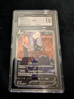 🌓🌗 CGC 10 Umbreon V 2021 Evolving Skies 189/203 Alt Art Pokemon Card - Image 1