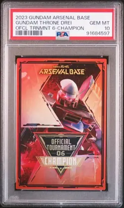 Gundam Slone Dry Arsenal Base Card PSA 10 Gem Mint Official Tournament 06 - Image 1