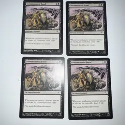 CONTAMINATED BOND X4 4 4X Mirrodin MTG Magic the Gathering Cards - Image 1