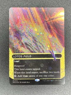 Lotus Field (0113) (Borderless) (Galaxy Foil) - Edge of Eternities MtG - Image 1