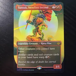 Tannuk, Steadfast Second Mythic Borderless Foil MTG Edge Of Eternities #296 NM - Image 1