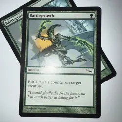 4x Battlegrowth MTG Mirrodin NM Magic Regular - Image 3