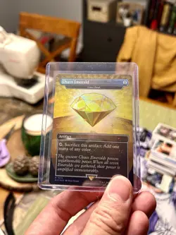 Chaos Emerald (Lotus Petal) Yellow 7035 Secret Lair Drop Sonic Bonus MTG *MINT* - Image 1