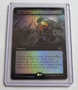 Quag Feast #384 Aetherdrift Foil Extended Art Rare MTG NM/M - Image 1