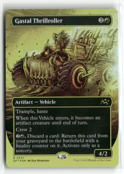 Gastal Thrillroller 0527 Borderless First-Place Foil Aetherdrift DFT MTG Magic - Image 1