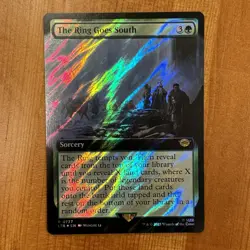 The Ring Goes South, R 0777, NM Extended Surge Foil, MTG LotR Lord Rings Cards - Image 1