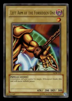 Left Arm of the Forbidden One LOB-123 UR Legend of Blue Eyes - Yugioh - Image 1