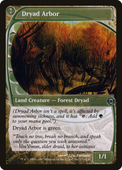 Dryad Arbor #174 (HP) Future Sight FUT Magic MTG - Image 1