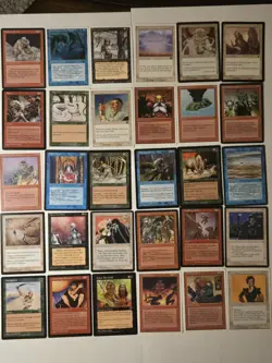 Old School Vintage Magic the Gathering MTG 30 Card Lot See Photos/Desc for Cards - Image 1