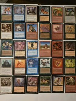 Old School Vintage Magic the Gathering MTG 30 Card Lot See Photos/Desc for Cards - Image 1