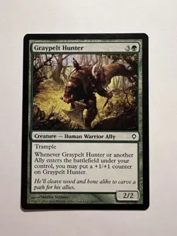 Graypelt Hunter - MTG Worldwake - NM - Image 1