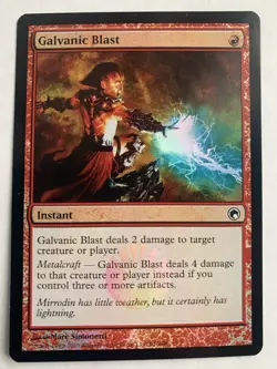 MTG Galvanic Blast FOIL (Scars of Mirrodin) - Image 1