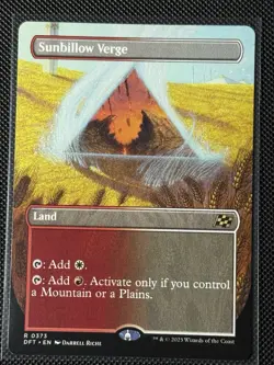 Mtg Aetherdrift Sunbillow Verge Borderless NM - Image 1