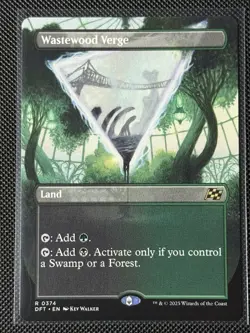 MTG Wastewood Verge 374 Borderless Regular Rare Aetherdrift DFT - Image 1