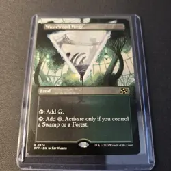 MTG Wastewood Verge 374 Borderless Regular Rare Aetherdrift DFT - Image 2