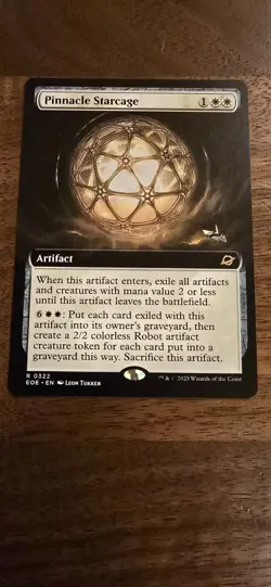 Pinnacle Starcage MTG Magic The Gathering Card Rare Borderless - Image 1