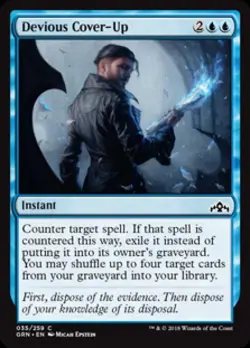 Devious Cover-Up -Foil Near Mint MTG Guilds of Ravnica - Image 1