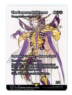 The Emperor Hell Tyrant - Yawgmoth, Thran Physician (Showcase) Final Fantasy MTG - Image 1