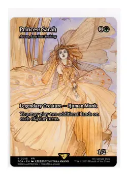 Princess Sarah, Azusa, Lost but Seeking (Showcase) R 0015 Final Fantasy MTG - NM - Image 1