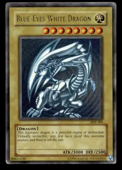 Blue Eyes White Dragon SDK-001 Ultra Rare Starter Deck Kaiba 2002 - Yugioh - Image 1
