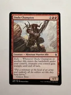 Ondu Champion - MTG Battle for Zendikar - NM - Image 1