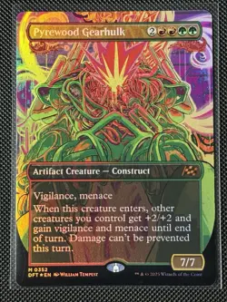x1 Pyrewood Gearhulk DFT Aetherdrift MTG 216 FOIL MYTHIC M/NM 1x - Image 1