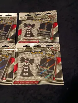 Pokemon White Flare SV10.5 3-Pack Tech Sticker Collection Lot Of 4 - Image 3