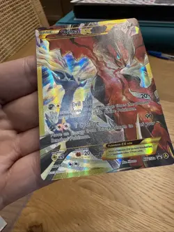 Pokemon TCG Yveltal EX XY150a X&Y Alternate Art Black Star Promo Full Art-LP-NM - Image 3