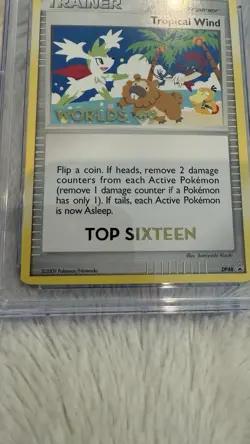 2009 Pokemon Promo World Championships Top 16 Tropical Wind #DP48 CGC 9 - Image 2