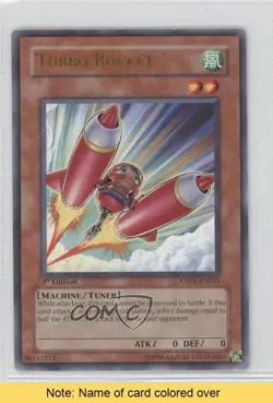 Turbo Rocket 1st Ed. YuGiOh Ancient Prophecy #ANPR-EN015 2009 READ 0e3 - Image 1
