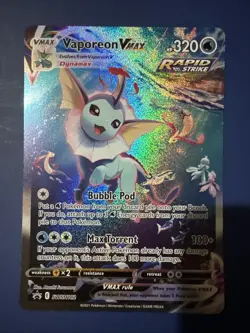 Vaporeon VMAX SWSH182 ALT ART Jumbo Cards Holo POKEMON NM!!! Fast Shipping - Image 1