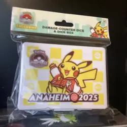 Pokemon Damage Counter Dice & Dice Box Sealed 2025 World Championships Anaheim - Image 1
