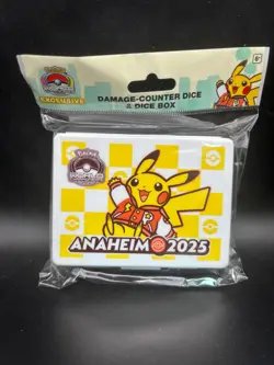 Pokemon Damage Counter Dice & Dice Box Sealed 2025 World Championships Anaheim - Image 1