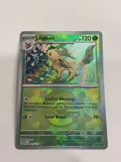 Pokemon TCG: Prismatic Evolutions: 5/131: Leafeon Poke Ball Pattern (NM) - Image 1