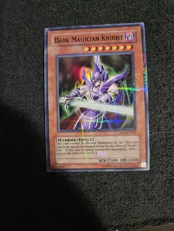 Yugioh Dark Magician Knight ROD-EN001 Parallel Super Rare LP - Image 1