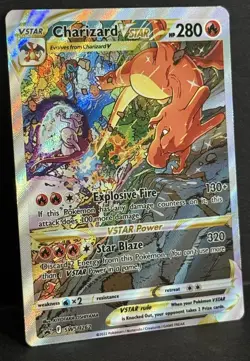 Pokemon 2022 Shield & Sword Charizard VSTAR SWSH262 Black Star Promo NM - Image 2