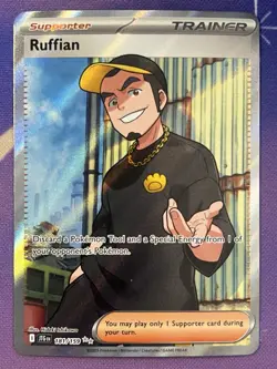 Ruffian 181/159 Sv09: Journey Together Ultra Rare Full Art Holo Pokemon TCG - Image 1