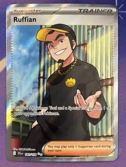 Ruffian 181/159 Sv09: Journey Together Ultra Rare Full Art Holo Pokemon TCG - Image 1