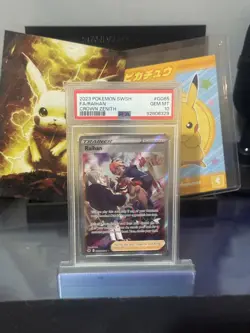 PSA 10 Raihan Full Art Trainer GG65/GG70 Crown Zenith Pokemon - Image 1