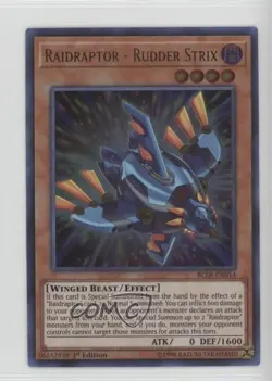 Raidraptor - Rudder Strix 1st Ed. YuGiOh Battles of Legends: Light's Revenge - Image 1