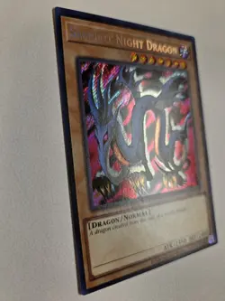 Serpent Night Dragon SRL-EN103 25th Anniversary Yugioh Secret Rare Unlimited - Image 2