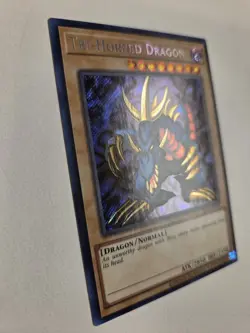 Tri-Horned Dragon LOB-EN000 25th Anniversary Yugioh Secret Rare Unlimited Mint - Image 2