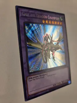 Gaia the Dragon Champion LOB-EN125 25th Anniversary Yugioh Secret Rare Unlimited - Image 2