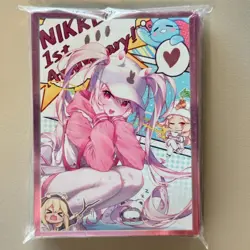 NIKKE Alice Sleeve 60pcs Card Protector Weiss Holo Limited - Image 1