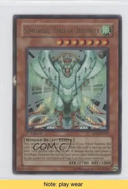 Simorgh Bird of Divinity 1st Ed. YuGiOh Lord the Storm Structure Deck READ 0e1 - Image 1