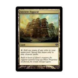 WOTC MtG Conflux Ancient Ziggurat (U) EX - Image 1
