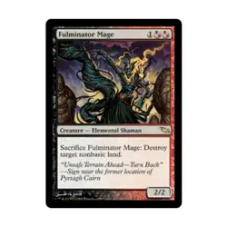 WOTC MtG Shadowmoor Fulminator Mage (R) VG - Image 1