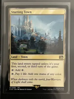 Starting Town R 0289 Non-Foil Final Fantasy FIN MTG - Image 1